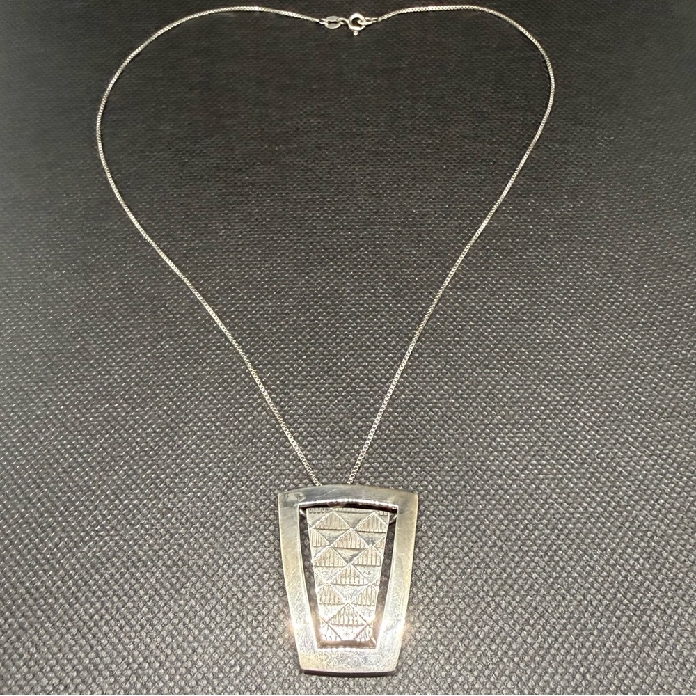 Geometric Pendant Necklace
